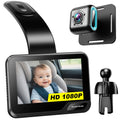 Baby Car Mirror 4.3 HD Night Vision Function Car Mirror Display Wide View Baby Car Camera Monitor 1080P Rear Facing Car Baby Monitor with Camera 360 Rotation Backseat Camera
