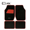 IOL  Car Accessories PVC Car Carpets Floor Mat Red Color for Universal Cars