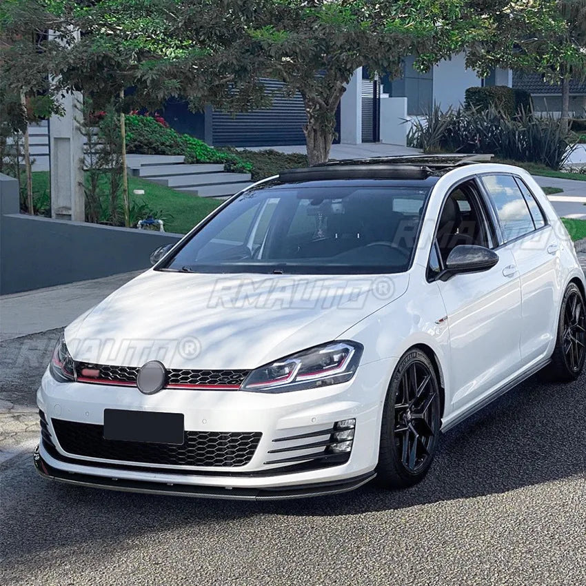 For VW Golf MK7 GTI Rline 2013-2016 Body Kit Front Bumper Spoiler Lip Front Bumper Diffuser Splitter Guard Car Accessories