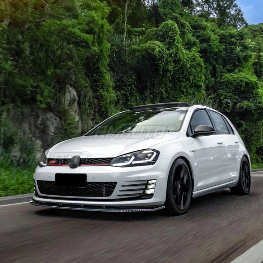 For VW Golf MK7 GTI Rline 2013-2016 Body Kit Front Bumper Spoiler Lip Front Bumper Diffuser Splitter Guard Car Accessories