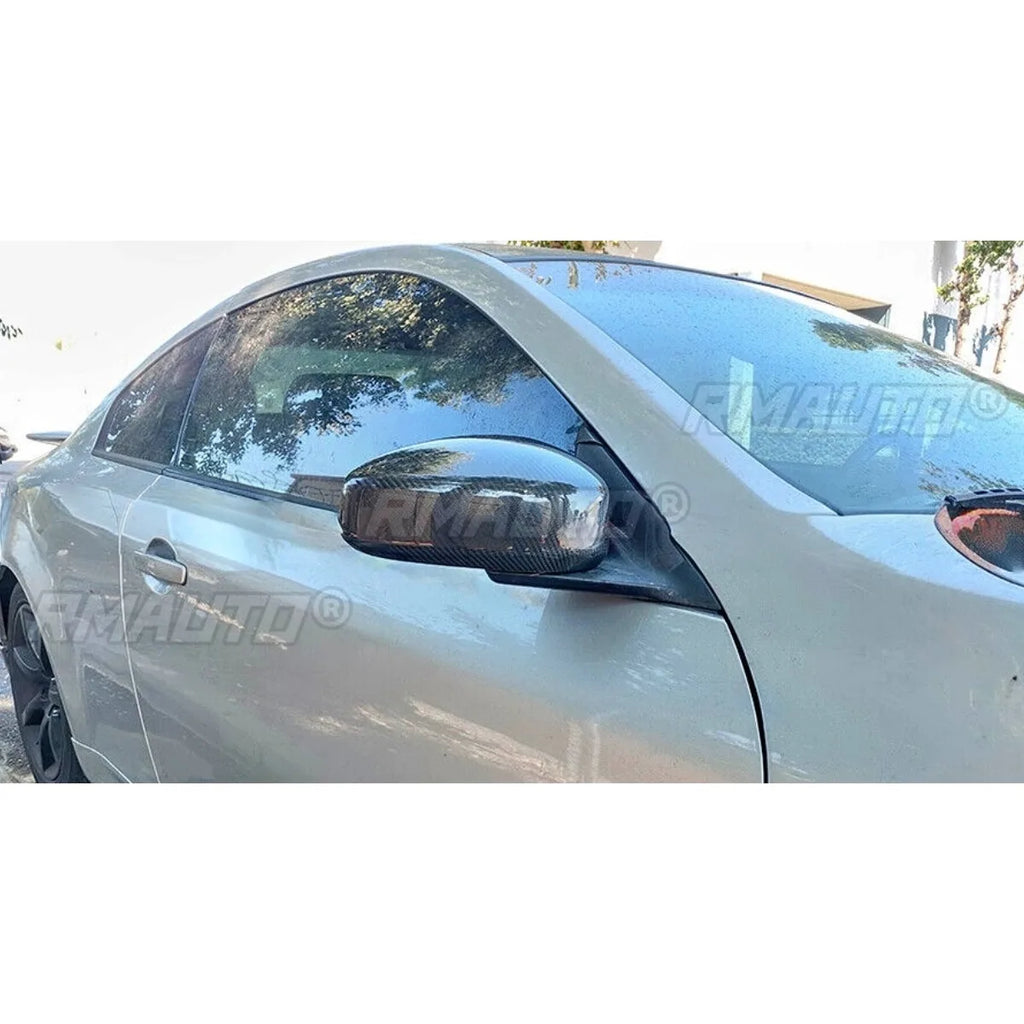 Rearview Mirror Cover Caps Compatible with for Infiniti G35 2003-2007 Body Kit Side Wing Mirror Caps Car Accessories