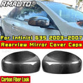 Rearview Mirror Cover Caps Compatible with for Infiniti G35 2003-2007 Body Kit Side Wing Mirror Caps Car Accessories