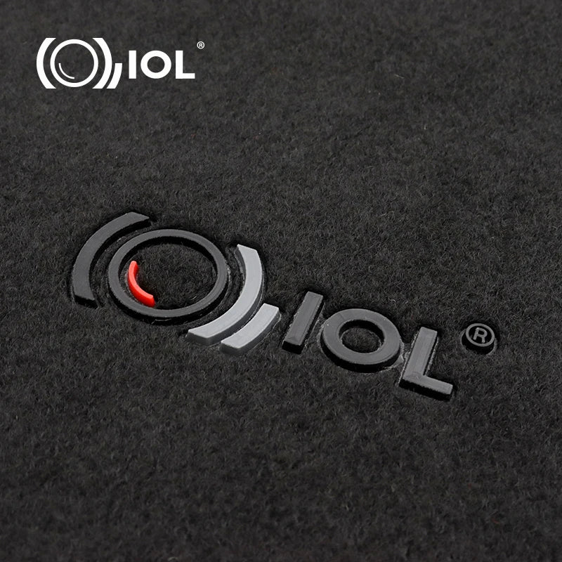 IOL  Car Accessories PVC Car Carpets Floor Mat Red Color for Universal Cars