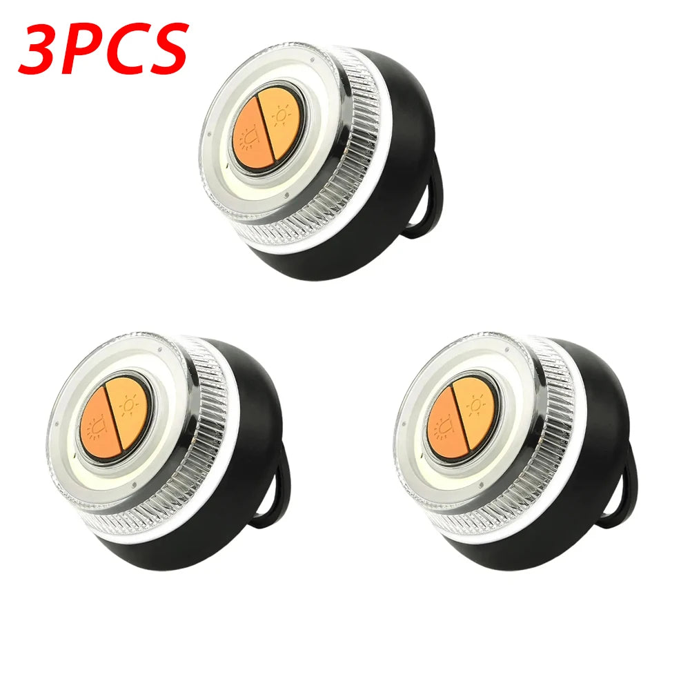 V16 Car Emergency Beacon Light with 3 Light Modes Battery Magnetic Strobe Warning Light Sustainable Lighting Safety Signal Lamp