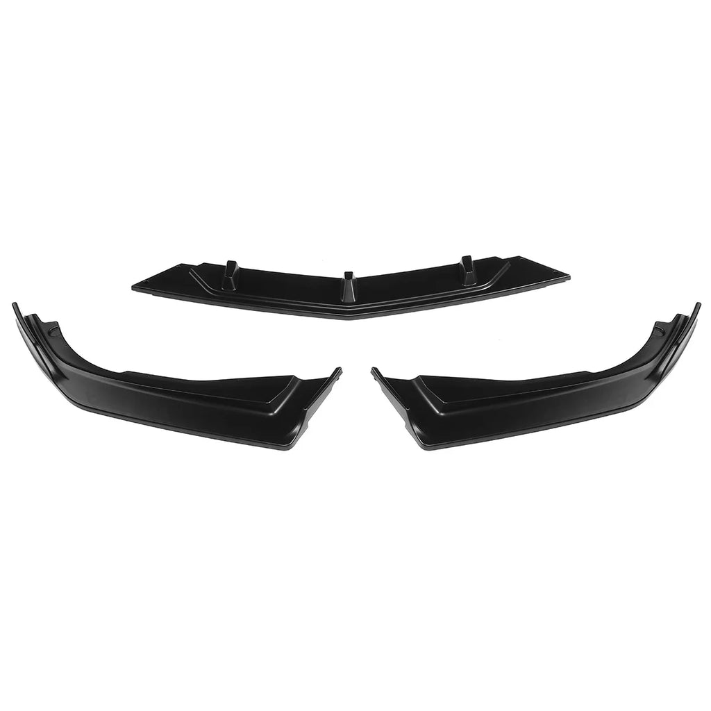 Carbon Fiber Look Black Front Lip Bumper Splitter Spoiler Diffuser Protection For Honda Accord 10th 2018 2019 2020 Car Styling