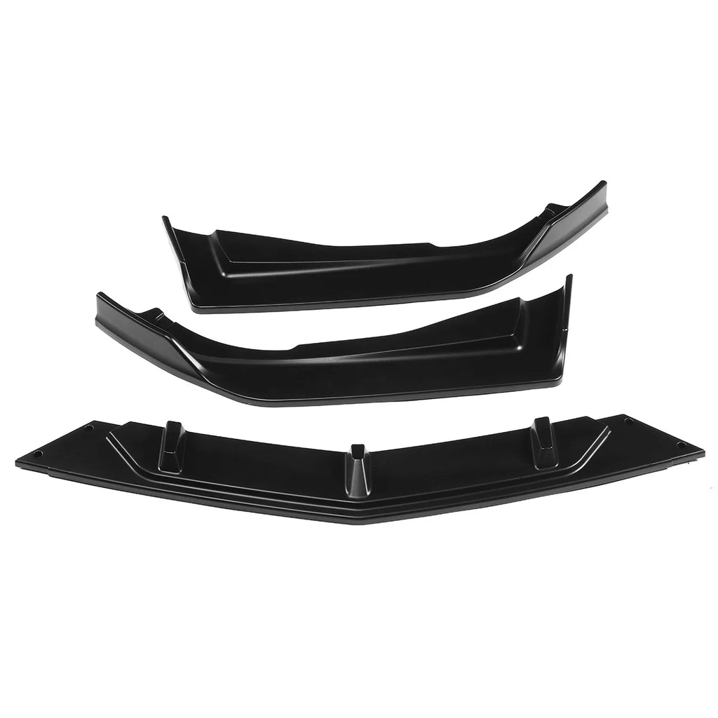 Carbon Fiber Look Black Front Lip Bumper Splitter Spoiler Diffuser Protection For Honda Accord 10th 2018 2019 2020 Car Styling