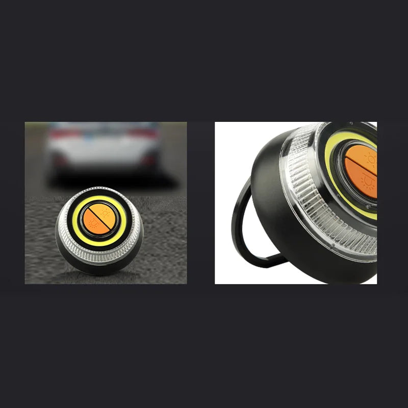 V16 Car Emergency Beacon Light with 3 Light Modes Battery Magnetic Strobe Warning Light Sustainable Lighting Safety Signal Lamp