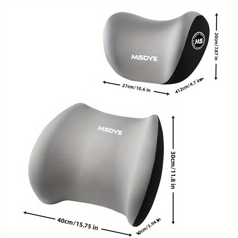 1pc Car Headrest/Waist Support Car Neck Pillow Waist Cushion Driver Seat Back Car Waist Support Waist Support Car Accessories Car Interior Set Seat Back